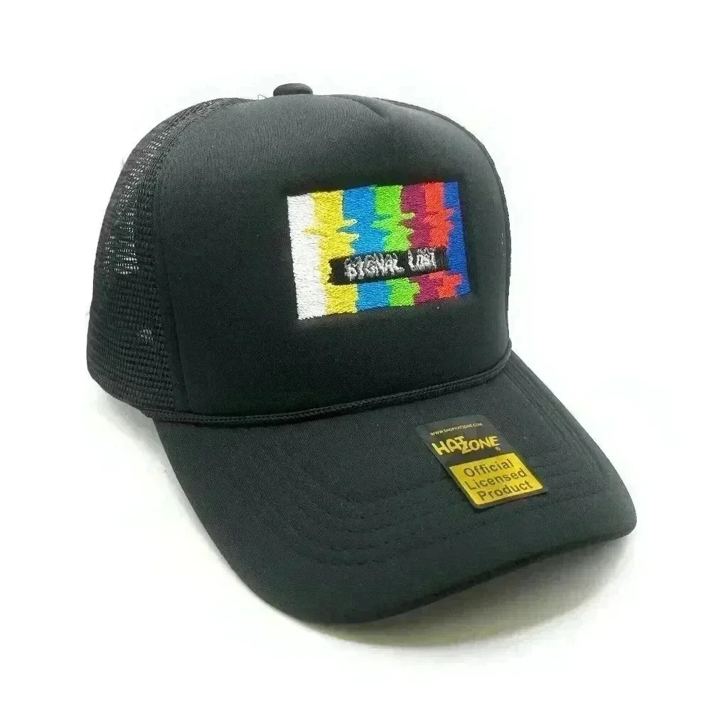 Signal Lost Mesh Trucker Snapback (Black)